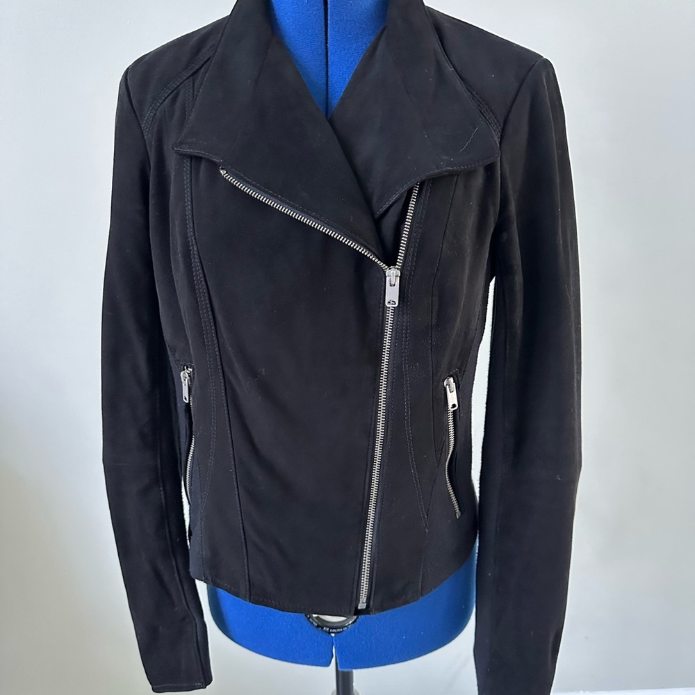 Mark New York black suede jacket